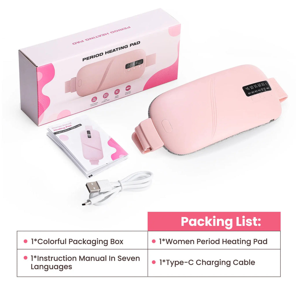 Coussinets chauffants menstruels